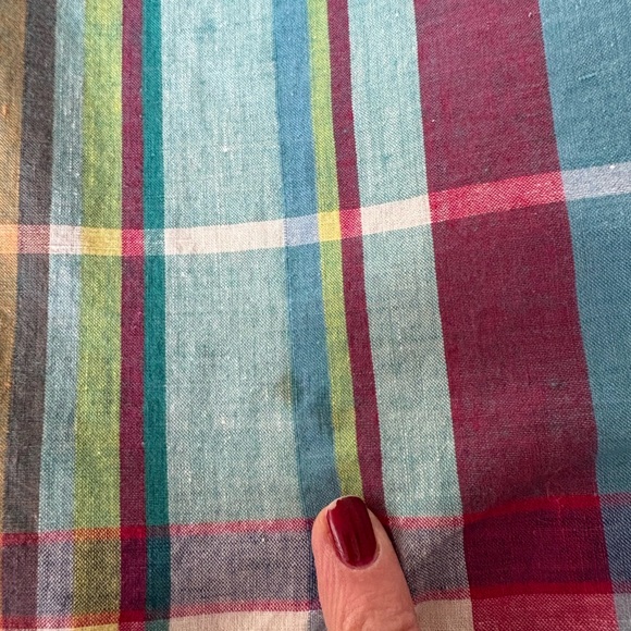 Polo Ralph Lauren 100% Cotton Soft Wash Woven Plaid Robe - Picture 12 of 12